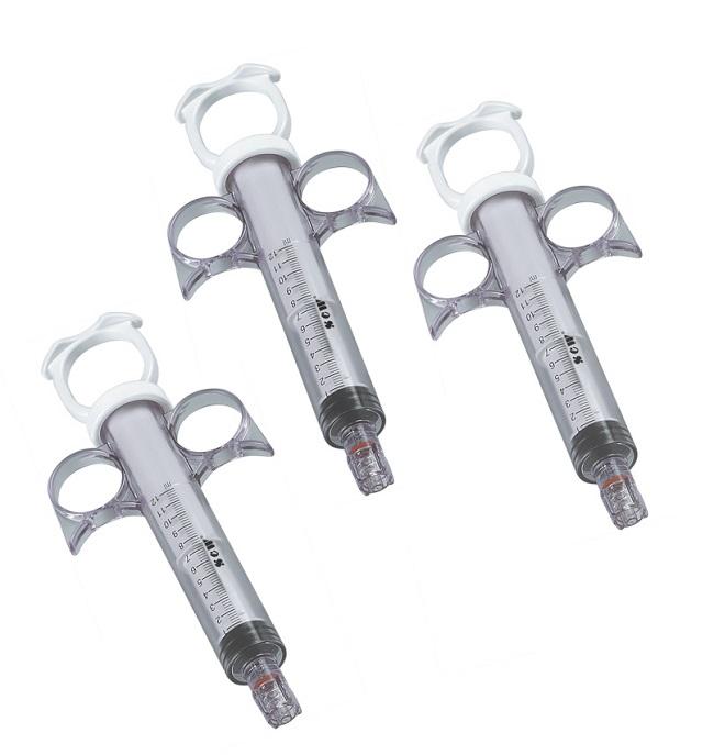Rotating Syringe 8ml 12ml Angiographic Dose Control Syringes , 10ml Control Syringe