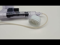 Disposable PTCA Balloon Inflation Device For Inflator Angiography