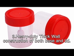 5 - 150ml Stool Specimen Collection Containers Cup With Spoon