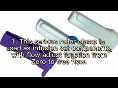 Abs Material Drip Infusion Set Accessories Water Flow Regulating Switch Hose Flow Regulator