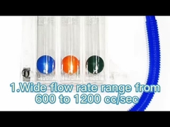 Hospital 3 Ball Incentive Spirometer Respirometer Deep Volumertic Breathing Exerciser Device