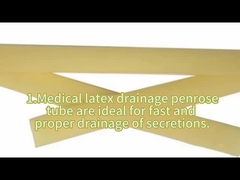 Silicon Latex Penrose Drain Tubing System For Closed Wound Drainage