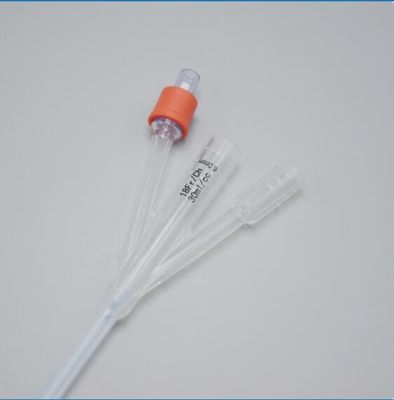 30ml Three Way Silicone Foley Catheter Anti Back Flow 400mm Length
