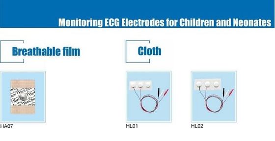 Diposable Ecg Electrode For Children , Ecg Electrode For Neonates