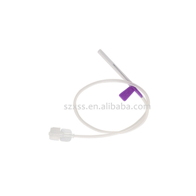 Medical Disposable Scalp Vein Set 25G 27G Butterfly Multi Sample Needle With Safety Lock