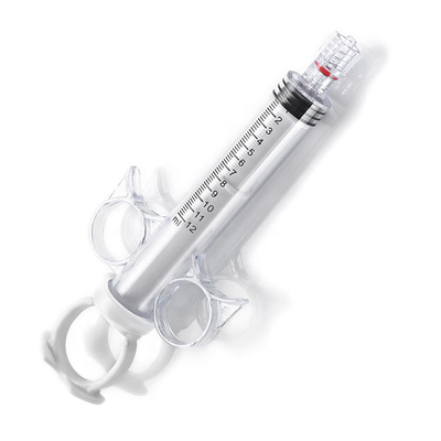 FDA Transparent Plastic Dose Control Syringes 10Ml 12Ml Dial A 3 Ring Rubber Stopper