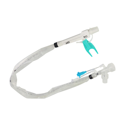 Medical Pediatric Closed Suction Catheter 24H 72H System With Valve Performance Suction Tube