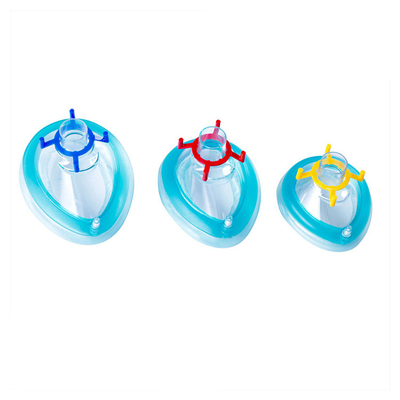 PVC Free Medical Disposable Products Ventilation Anesthesia Mask With Head Strap
