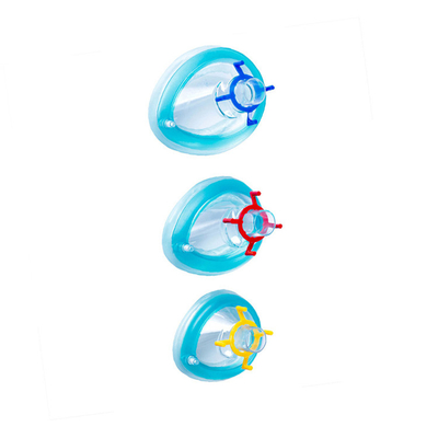 PVC Free Medical Disposable Products Ventilation Anesthesia Mask With Head Strap