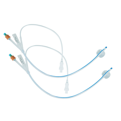 Disposable Medical All Silicone Foley Catheter 2 / 3 Way For Adult