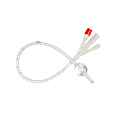 Medical Disposable 100% Silicone Foley Balloon Catheter For Urinal Sterile