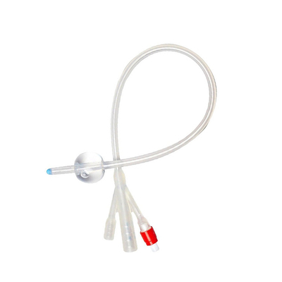Medical Disposable 100% Silicone Foley Balloon Catheter For Urinal Sterile