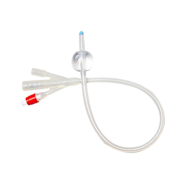 Medical Disposable 100% Silicone Foley Balloon Catheter For Urinal Sterile
