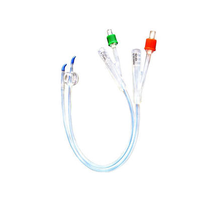 16 Fr 24Fr Medical Disposable Products Silicone Rubber Latex Foley Balloon Catheter 2 Ways