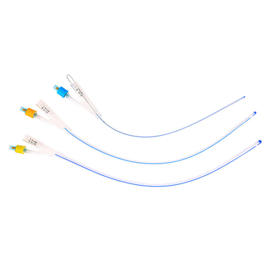 16 Fr 24Fr Medical Disposable Products Silicone Rubber Latex Foley Balloon Catheter 2 Ways