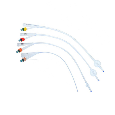 2 Ways 16 Fr 24Fr Silicone Rubber Latex Foley Catheter Medical Tube Balloon CE ISO