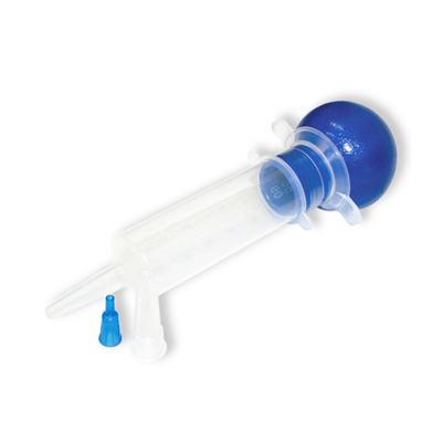 Medical Disposable Bulb Type Irrigation Suction Syringe With Thumb Ring
