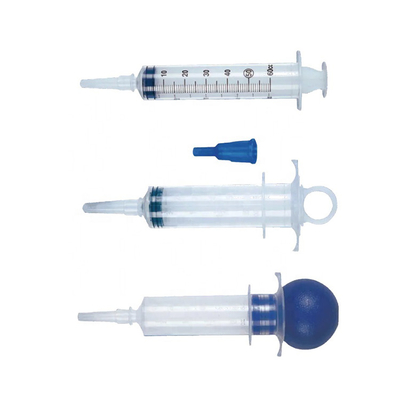 Medical Disposable Bulb Type Irrigation Suction Syringe With Thumb Ring