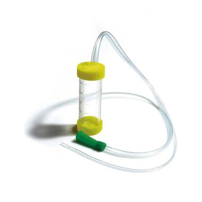 Disposable PVC Material 25Ml 40Ml Suction Catheter Mucus Extractor For Infant