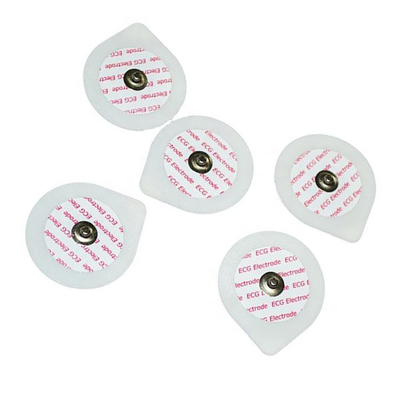 Self Adhesive Adult Disposable Ecg Electrodes Non Sterile Diagnostic For Hospital