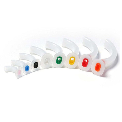 Medical PVC Colored Soft Guedel Type Airways Set For Oropharyngeal Nasopharyngeal