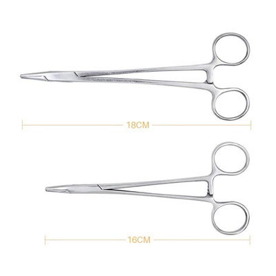 Straight Metal Medico Laparoscopic Forceps Surgical Instruments Single Use