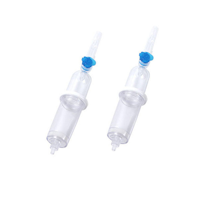 Medical Disposable Infusion Iv Set Plastic Drip Chamber Components With Air Filter