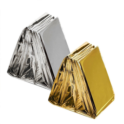 Thermal Single Foil Mylar Polyethylene Space Blanket Rescue Emergency Survival Blanket