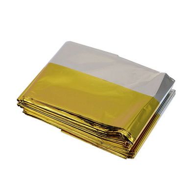 Thermal Single Foil Mylar Polyethylene Space Blanket Rescue Emergency Survival Blanket