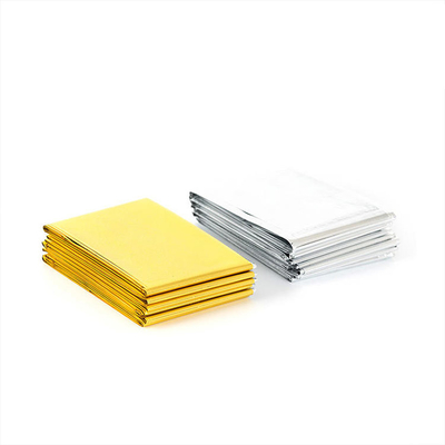 Thermal Single Foil Mylar Polyethylene Space Blanket Rescue Emergency Survival Blanket