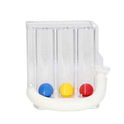 3 Ball Deep Volumertic Breathing Exerciser Device For Hospital