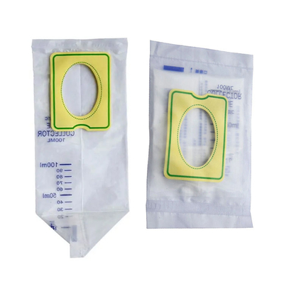 Disposable Medicare Paediatric Urine Collector Bag For Clinic / Hospital