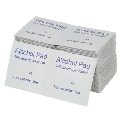 Medical Non Woven Plain Alcohol Prep Pads Custom 70% Isopropyl Alcohol Cleaning Pads
