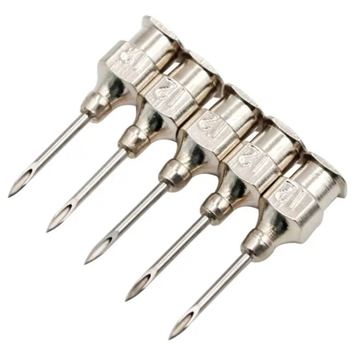 16G 18G Steel Veterinary Hypodermic Needles Disposable Use