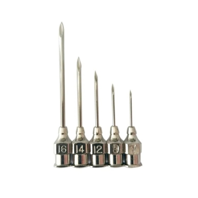 Veterinary Injection Needles With Square / Rectangular / Round Hub For Syringe