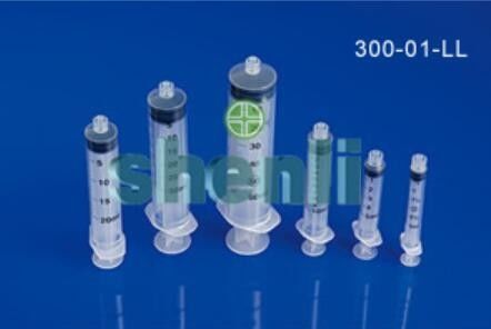 Pp Disposable Hypodermic Syringe 3 Part Syringe 2ml