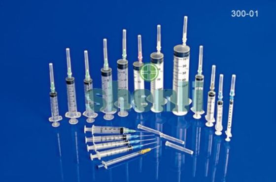 Pp Disposable Hypodermic Syringe 3 Part Syringe 2ml