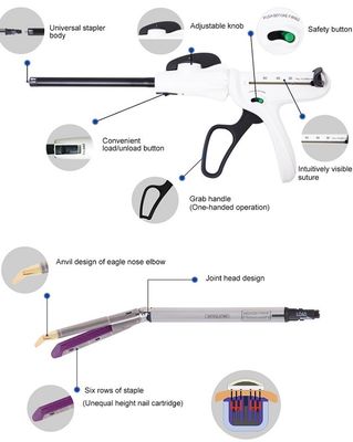 PVC Endoscopic Linear Cutter Stapler For Endoscope Thando Med