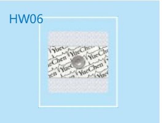 PE Non Woven Disposable Ecg Electrode Stickers Cloth Material
