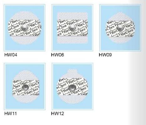 PE Non Woven Disposable Ecg Electrode Stickers Cloth Material
