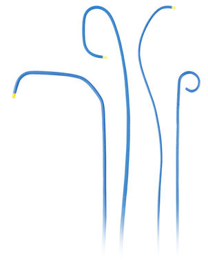 110cm Medical Inflation Device Medical Guiding Catheter Kink Resistance