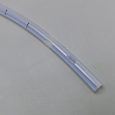 Medical Grade Silicone Surgery Drain Tube With White Fluted Flat Drain