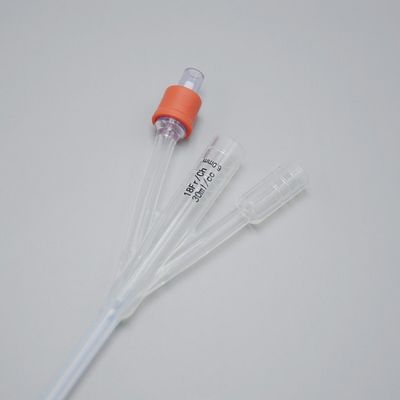 Hospital Homecare Disposable Silicone Foley Catheter 18 fr 3 Way