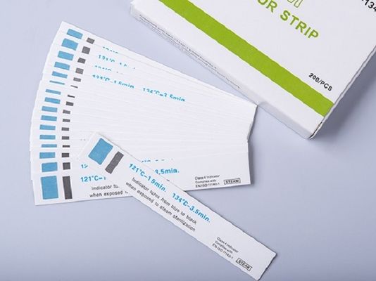 Class 5 Chemical Autoclave Indicator Strip For Medical Steam Sterilization
