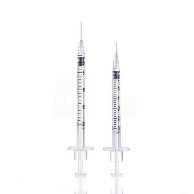 0.3ml 0.5ml 1ml Disposable Hypodermic Syringe