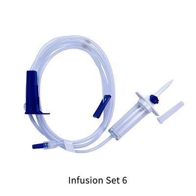 Medical Single Iv Infusion Giving Set Infusion Set With Burette