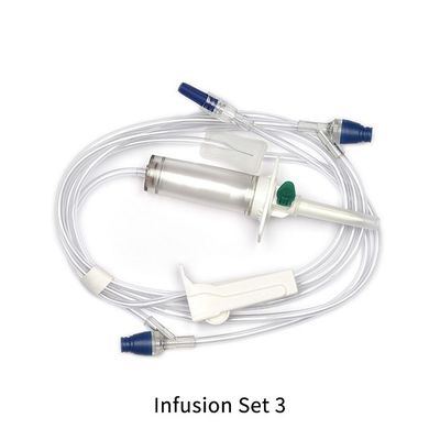 Medical Single Iv Infusion Giving Set Infusion Set With Burette