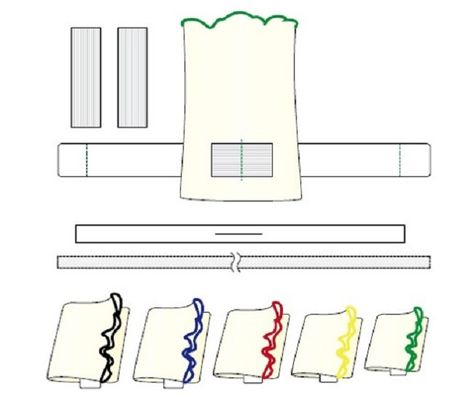 Neonatal Bonnet Medical Disposable Products With Elastic Strap Open Top Design