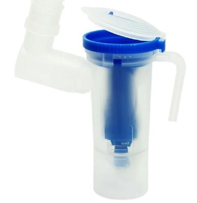 Disposable Medical Inhalator Bi Valve Nebulizer Cup For Compressor Nebulizer