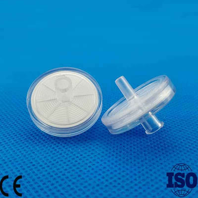 ABS 0.2um 0.3um Syringe Air Filter With Female Luer Lock / Male Luer Slip